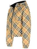 Burberry 'Check' Beige Polyester Jacket