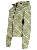 Burberry 'Check' Green Polyester Jacket