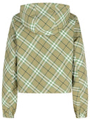 Burberry 'Check' Green Polyester Jacket
