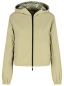 Burberry 'Check' Green Polyester Jacket