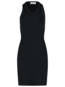 802 'Clip' Black Cotton Dress