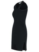 802 'Clip' Black Cotton Dress