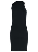 802 'Clip' Black Cotton Dress