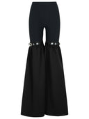 Coperni Flare' Black Polyamide Blend Pants