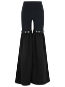 Coperni Flare' Black Polyamide Blend Pants