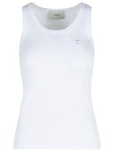 802 White Cotton Tank Top