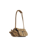 793 'Scrunch' Beige Cotton Bag