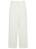 Khaite Gari' White Cotton Pants
