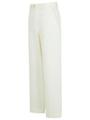 Khaite Gari' White Cotton Pants