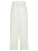 Khaite Gari' White Cotton Pants