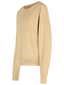 Maison Margiela Beige Cotton Sweatshirt