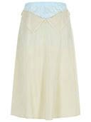 Gonna viscosa verde margiela verde