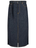 791 Blue Denim Skirt