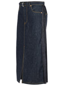 791 Blue Denim Skirt