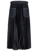 791 Blue Denim Skirt