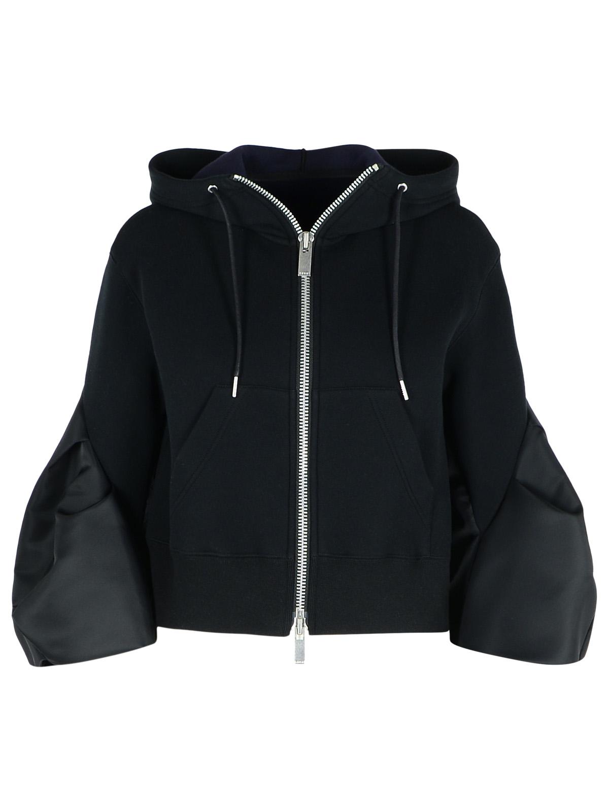 791 Black Cotton Blend Sweatshirt
