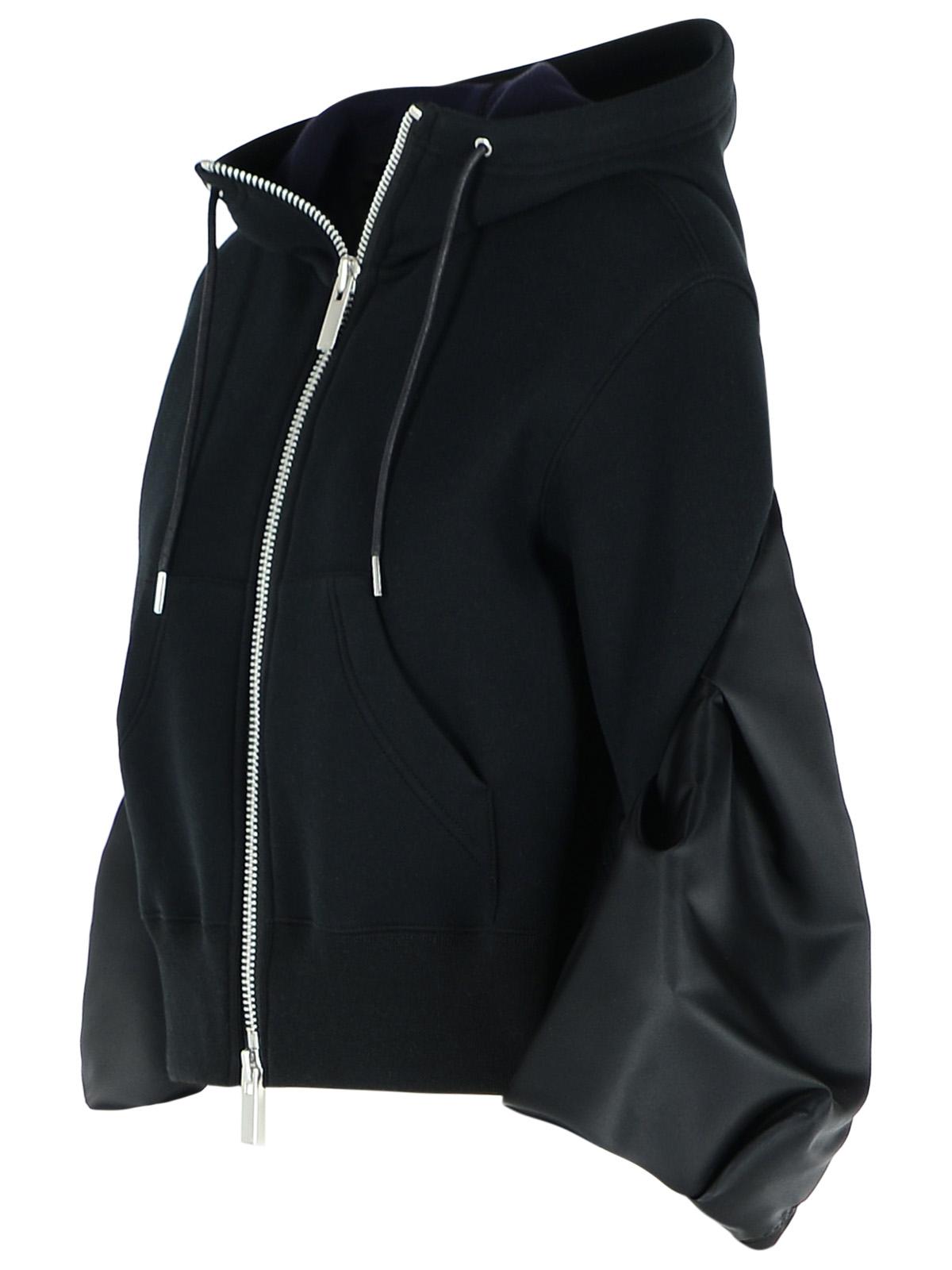 791 Black Cotton Blend Sweatshirt