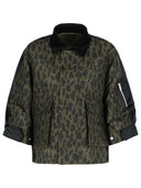 Sacai Brown Polyester Jacket
