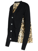 791 Black Cotton Blend Cardigan