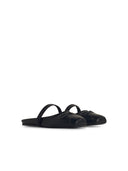 Marni Black Lear Slippers