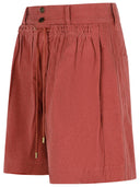 Isabel Marant 'Ingrid' Red Cotton Shorts