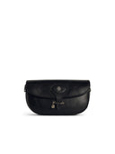 Bally 'Beckett' Black Lear Crossbody Bag