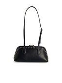 Bally 'Praline'Black Lear Bag