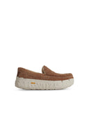 806 „Ascot” Brown zamszowe mokasyny