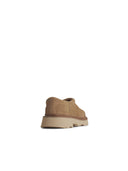 806 "Tasman" pantofole in pelle scamosciata beige