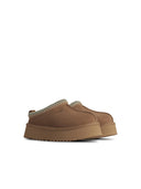 806 'Tazz' Beige Suede Slippers