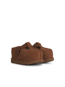 806 'Goldenstar' Brown Suede Slippers