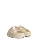 Ugg 'Goldenglow' de tela de marfil de marfilas de marfil
