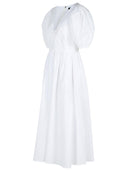 1001 'Puff' White Cotton Dress