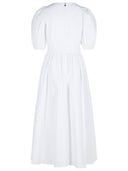1001 'Puff' White Cotton Dress