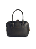 Golden Goose 'Vita' Black Lear Top Case