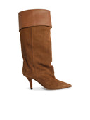 Boots de coñac de gamuza inverso de paris Texas.