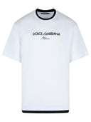 Dolce & Gabbana White Cotton T Shirt