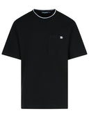 Dolce & Gabbana Black Cotton T Shirt