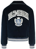 Bomber in cotone Dolce & Gabbana Navy