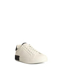 Dolce & Gabbana 'Portofino' White Calf Lear Sneakers