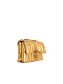 Versace 'Kleio' Mini Bag In Gold Nappa Lear