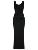 Versace Black Viscose Dress