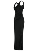 Versace Black Viscose Dress