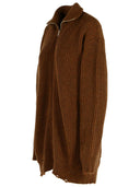 Mm6 Maison Margiela Brown Virgin Wool Sweater