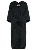 Vestido de poliéster negro MM6 Maison Margiela