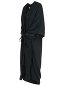Vestido de poliéster negro MM6 Maison Margiela