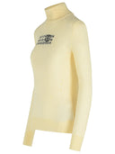 MM6 Maison Margiela Cream maagdwol Turtleneck trui