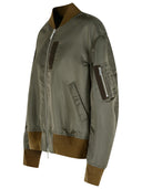Sacai 'Taupe' Nylon Bomber Jacket