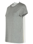 Sacai Gray Cotton T Shirt