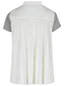 Sacai Gray Cotton T Shirt